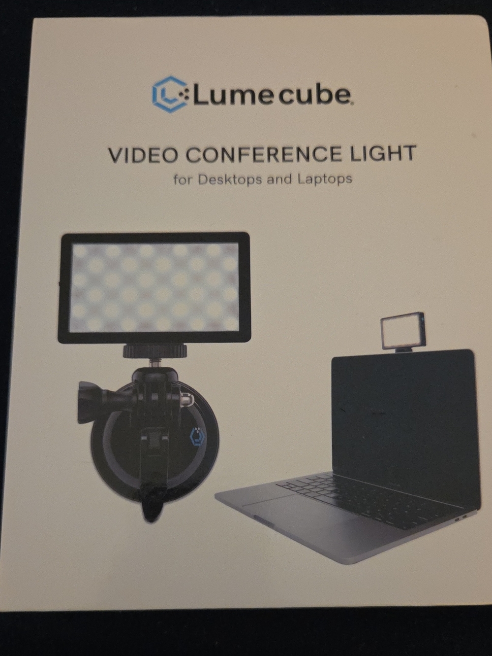 Lume Cube Video Conference Light for Laptops & Desktops – Adjustable Mount